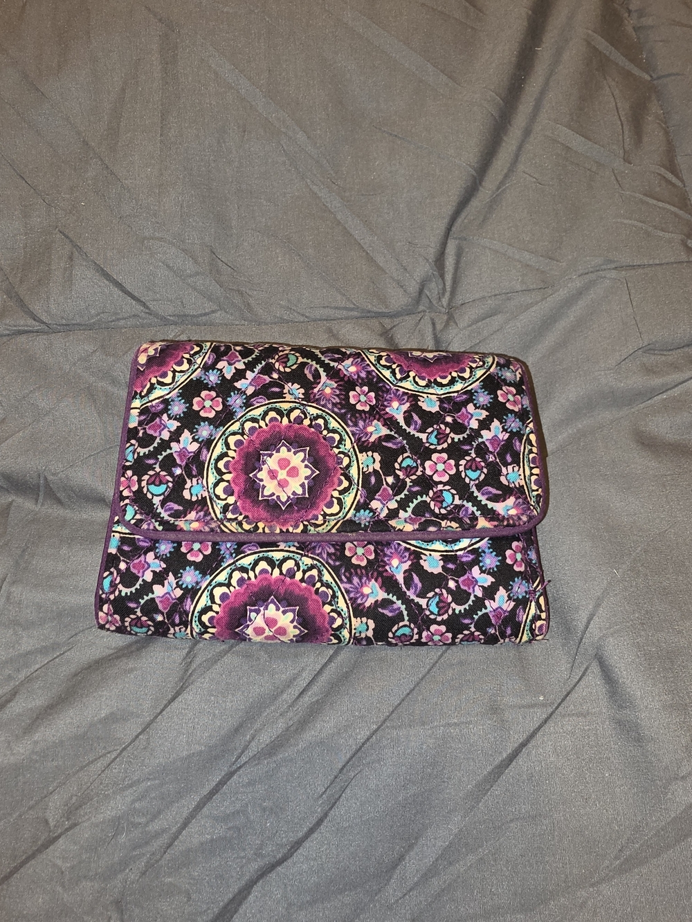 Vera Bradley Lilac Medallion Wallet